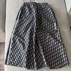 Dior Monogram Wide-Leg Pants